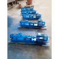 Mud slurry transfer single screw pump